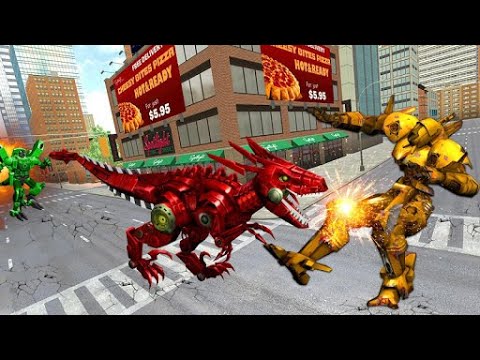 Dino Robot: Transform Car Game - Android Gameplay Walkthrough