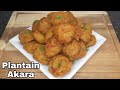 How to Make Akara With Green Plantain|Plantain Frittata|Delicious|A Must Try Recipe!