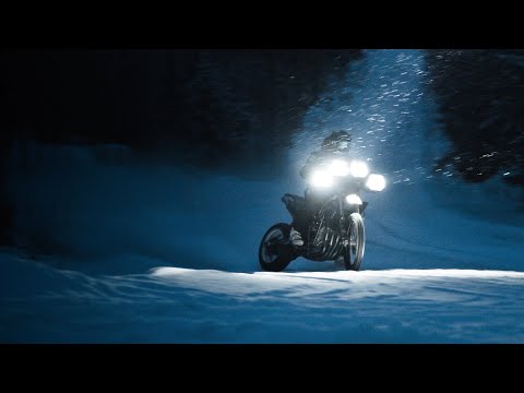 1000CC DIRTBIKE + WRC LIGHTS SNOW TEST