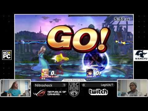 UBC #3 Side Event: WR3 - Nitroshock (Villager, Rosalina & Luma) vs Legit247 (Charizard, Dark Pit)