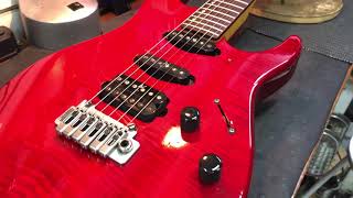 Video thumbnail for Washburn Mercury HSS by Waltz Parts Luthieria