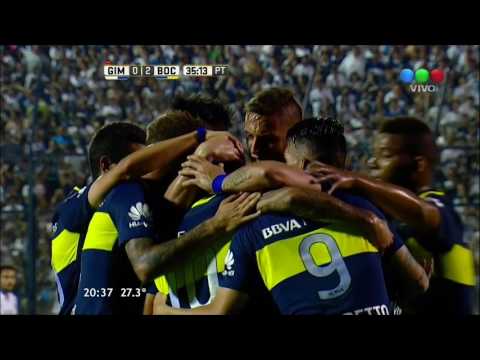 Gol de Benedetto (0-2) / Gimnasia (LP) 0 - 3 Boca Juniors  - Fecha 9 Torneo Argentino 2016/17
