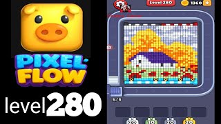 Pixelflow level 280 Guide Walkthrough Solution