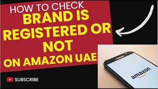 How to check if Seller Brand is Registered in UAE | Trademark Search Online