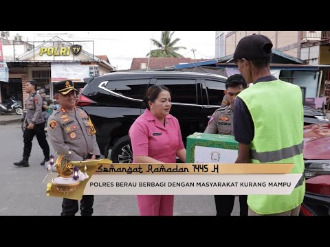 POLRES BERAU BERBAGI KEBAHAGIAAN KEPADA MASYARAKAT KURANG MAMPU