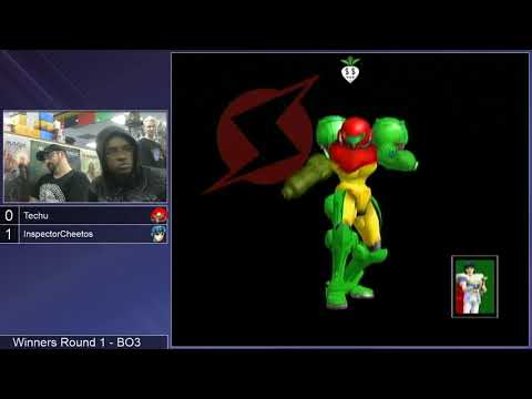 GSS 108 SSBM - Techu (Falco, Samus) vs. InspectorCheetos (Marth) - Melee WR1