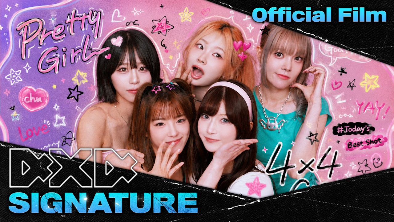 4X4 SIGNATURE | PRETTY GIRL - (RESCENE 리센느) MV 뮤직비디오 썸네일