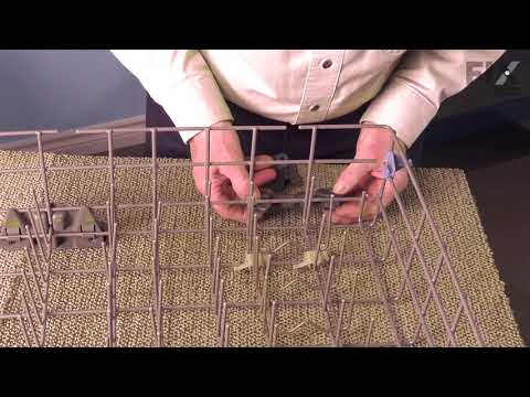 Whirlpool Dishwasher Repair - How to Replace the Lower Rack Wheels