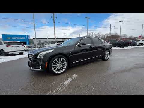 2017 Cadillac CT6 4dr Sdn 3.6L Luxury AWD in Black for sale at Ontario Motor Sales in Oshawa, ON