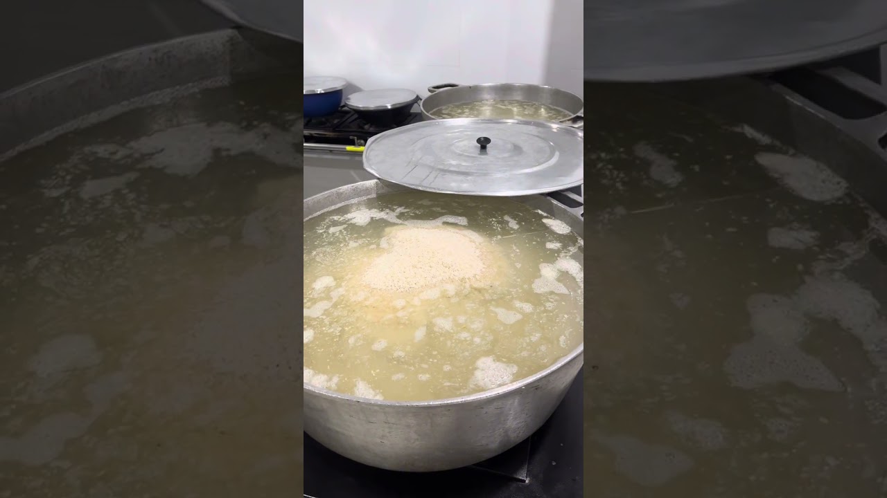 A melhor forma de fazer arroz em grande quantidade.