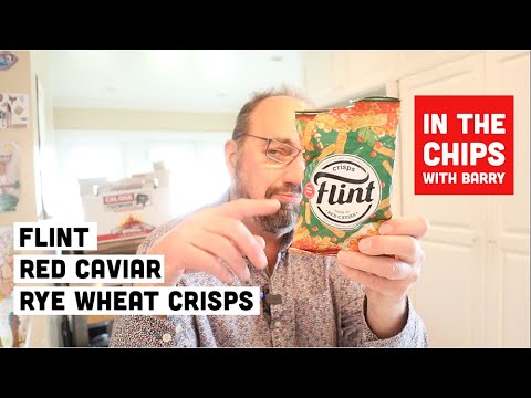 🇺🇦 Flint Red Caviar Rye Wheat Crisps on In The Chips with Barry