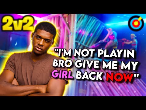 I Took This Guys Girlfriend... - Fortnite 2v2 Piece Control
