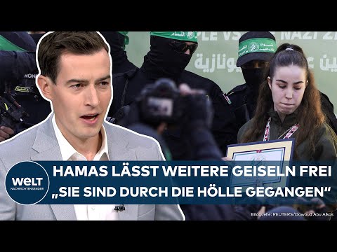 Video Thumbnail: NAHOST-KRIEG: Erleichterung in Israel! Hamas-Terroristen lassen weitere Geiseln aus Gaza frei