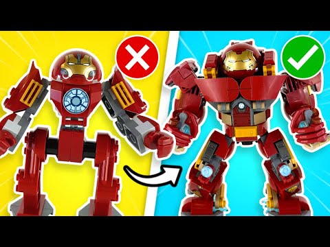 I  Upgraded Basic LEGO Marvel Sets…