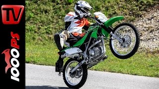Kawasaki KLX 150 L 2014 - Test, Action, Stunts, Crash