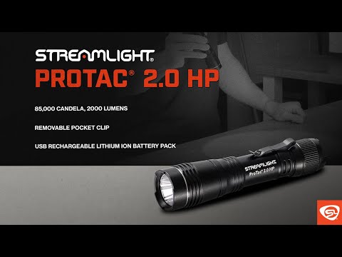 Streamlight® ProTac® 2.0 HP: High-Performance Rechargeable Flashlight