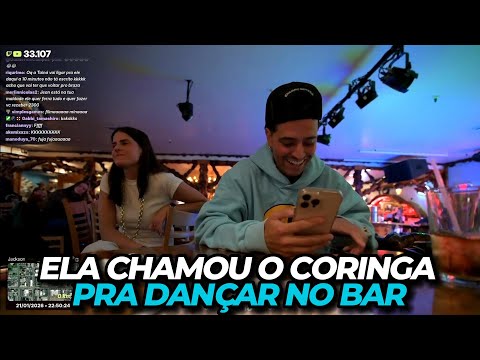 ELA CHAMOU O CORINGA PRA DANÇAR!!!
