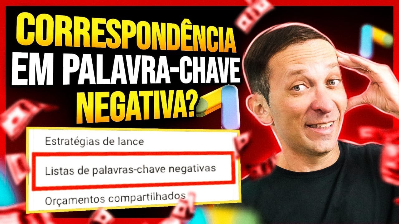 Google Ads: Qual tipo de correspondência uso em palavra-chave negativa?