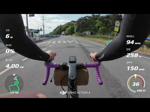 브런치 먹으러 다녀온 리커버리 고성 동해면 52km 풀영상