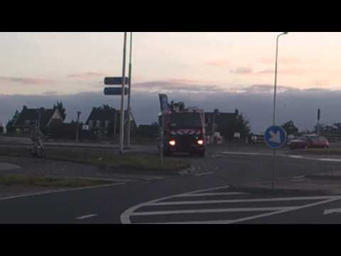 Brandweer Gouda HV 16-3170 ongeval materieel