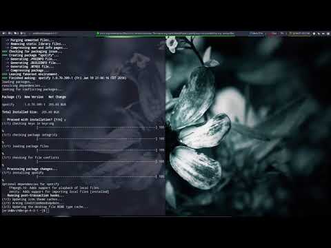ArchMerge : 189 polybar modules A-Z : spotify1