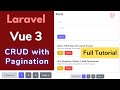 Laravel 11 Vue Js CRUD With Pagination Complete Step By Step Guide HINDI