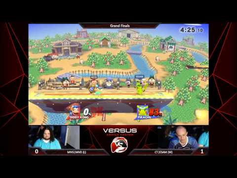 Versus Weekly 5/7/15 - Grand Finals Set1 - ESAM (Pikachu) vs. MVD (DiddyKong) - Smash 4