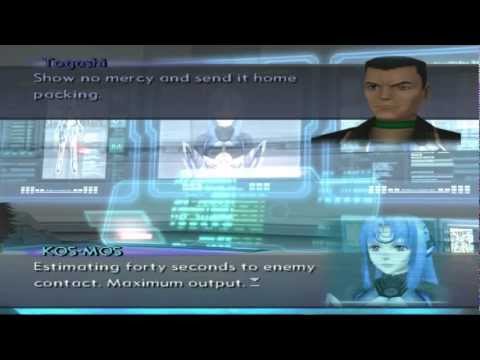 Xenosaga III HD Cutscene 045 - KOS-MOS's Final Check (CAT Testing Ground) - ENGLISH