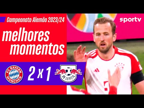 Gols e lances de Bayern x RB Leipzig