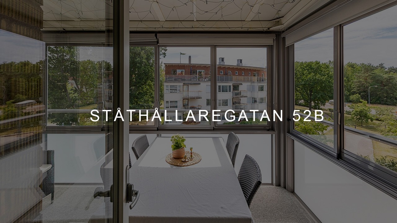2 rum Lägenhet på Ståthållaregatan 52B Kalmar Kalmar kommun - video