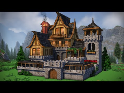 Minecraft: How To Build A Medieval Castle Base | Tutorial