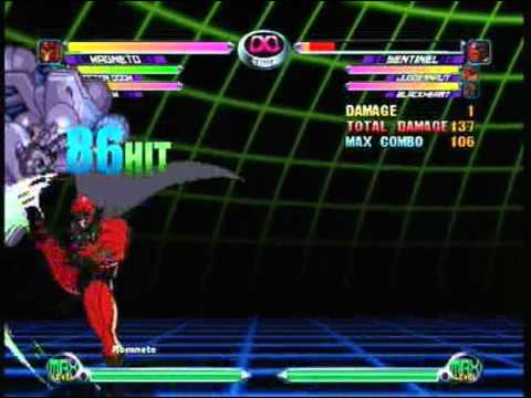 MvC2: Magneto/Storm/Doom 100% combos (2 meters)