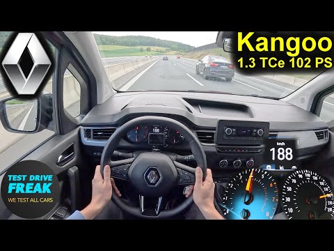 2024 Renault Kangoo TCe 100 (102 PS) TOPSPEED POV 🚐 Fuel Consumption Test | No Speed Limit Autobahn
