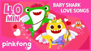 Valentine Sharks and more | +Compilation | Baby Shark Love Songs | Pinkfong Songs for Children