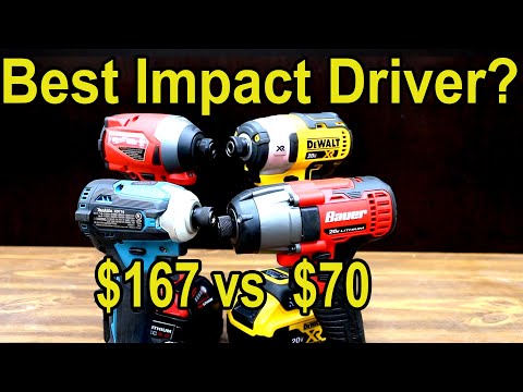 Best Impact Driver? DeWalt vs Milwaukee vs Makita vs Bauer!  Let's find out!