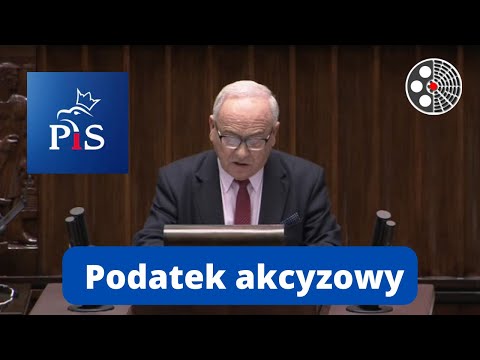Andrzej Szlachta popiera zmiany w ustawie o podatku akcyzowym