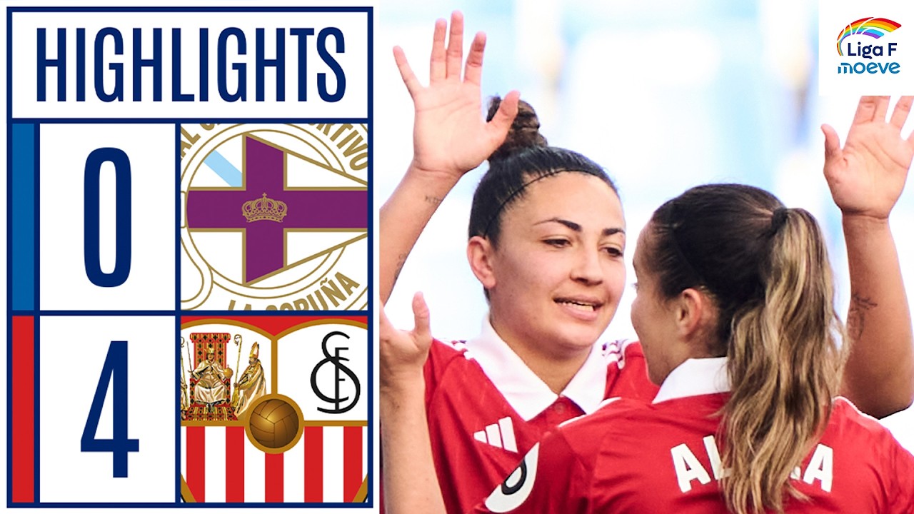 Real Club Deportivo de la Coruña vs Sevilla Highlights