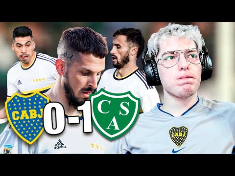 Davoo Xeneize reacts to Sarmiento 1 Boca 0 (2023) - League Cup