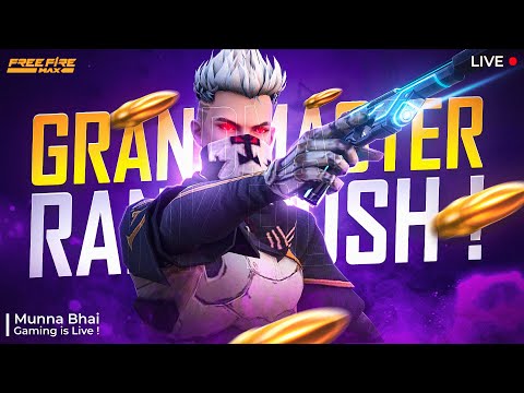 Grandmaster Lobby Live Rank Push Free Fire Telugu  - Munna Bhai is Live  - Telugu Gaming Live #MBG