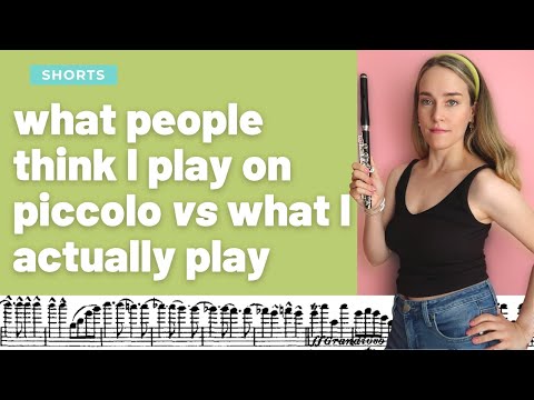 all flute & piccolo players will relate to this video