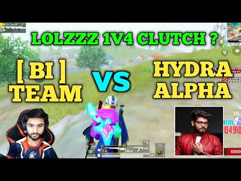 Bi team vs Hydra alpha 🔥 full intense fight in school apartments | 1v4 clutch | Pubg emulator
