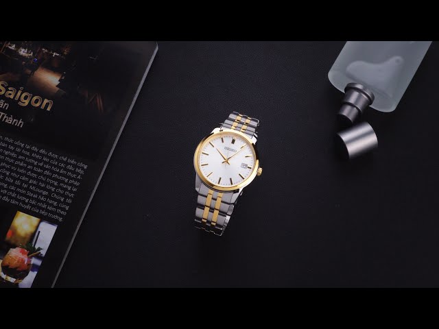 ساعة سيكو اسينشال كوارتز رجالية - SUR402P1