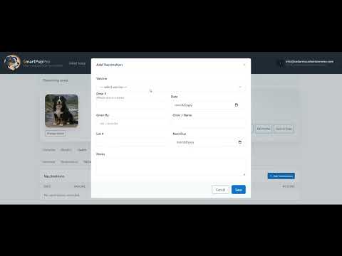 Pet Shot Records Template