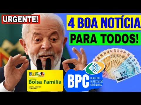 🚨 URGENT! BPC LOAS PL 4614/24 CHANGES TO THE BOLSA FAMÍLIA PROGRAM AND THE MINIMUM WAGE - FOR ALL...