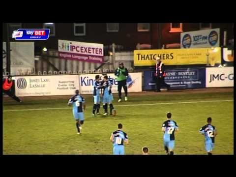 Exeter City vs Wycombe Wanderers - League Two 2013/14