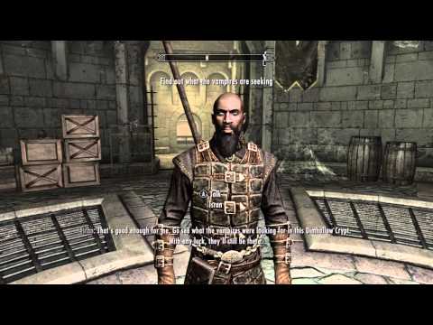 Let's Play! Skyrim's Dawnguard Expansion! - Part 1 - HOLY CROSSBOW, BATMAN!