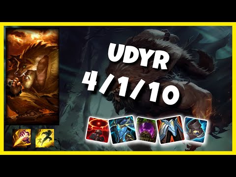 Udyr vs Nidalee KOREAN Challenger JUNGLE (4/1/10) - v11.3