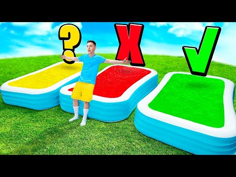 NON SCEGLIERE la PISCINA SBAGLIATA CHALLENGE!! 🤮 Sfida Divertente su Cap e Kazu