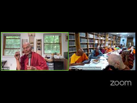 2022 Monastic Retreat, Talk #12, Part 1 of 2, "Madhupindika Sutta" (Bhante G)