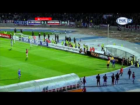 JOGO COMPLETO EM ESPANHOL   Universidad de Chile 0x4 INTERNACIONAL   Libertadores 2015
